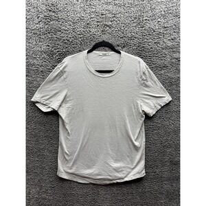 Buck Mason Classic Cotton Crewneck Short Sleeve T-Shirt White Mens Size M